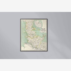 Specialkort over Slesvig-Holsten 1864 - Historisk kort