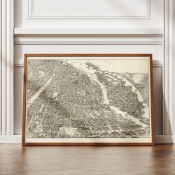 K�benhavn i fugleperspektiv 1923 - Bykort