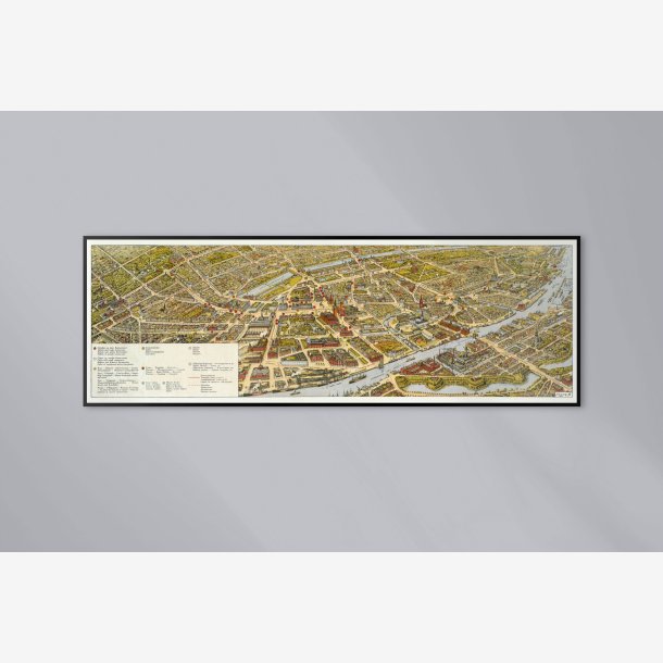 K�benhavn i fugleperspektiv, set fra Amager 1930 - Byprospekt