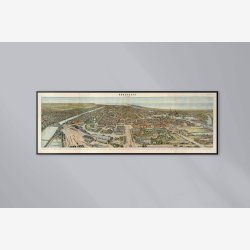 K�benhavn set fra Vesterbro 1897 - Byprospekt