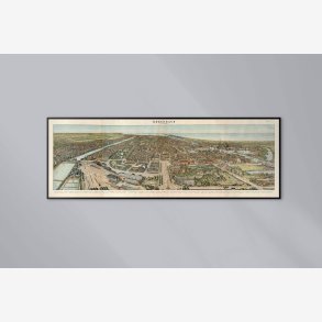 K�benhavn set fra Vesterbro 1897 - Byprospekt