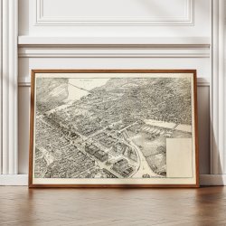 K�benhavn i fugleperspektiv, set fra Jarmers Plads 1923 - Byprospekt