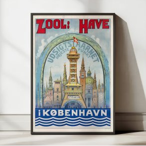Zoologisk Have K�benhavn - Plakat