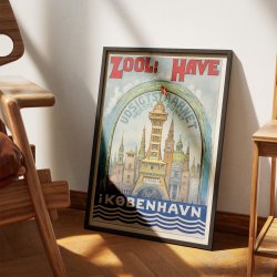 Zoologisk Have K�benhavn - Plakat