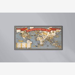 Te v�kker verden: Illustreret verdenskort 1940