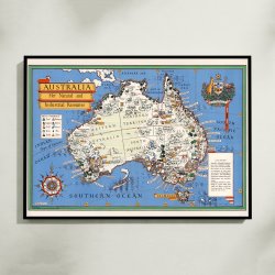 Australiens naturressourcer og industri 1942