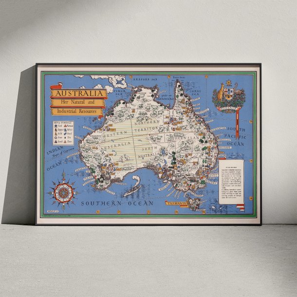 Australiens naturressourcer og industri 1942