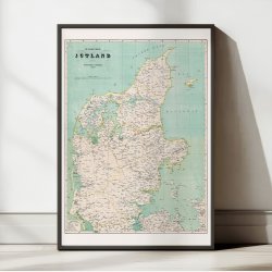 Historisk kort over Jylland 1859