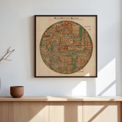 Mappa mundi 1898 - Ebstorfer Verdenskort
