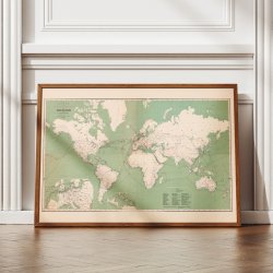 Carte des communications 1917 -Verdenskort