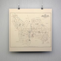 Kort over Herlufsholm Sogn 1860-1880