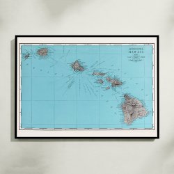 Hawaii 1912 - Atlas map