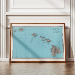 Hawaii 1912 - Atlas map