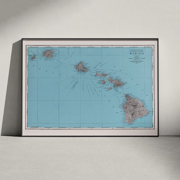 Hawaii 1912 - Atlas map