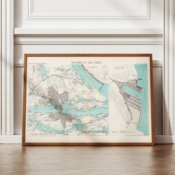 Stockholm &amp; Lilla-V�rtan 1890 - S�kort