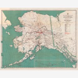 Territory of Alaska 1927 - Landkort