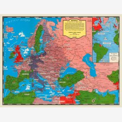 Westinghouse Strategiske Verdenskort 1941 - Krigskort