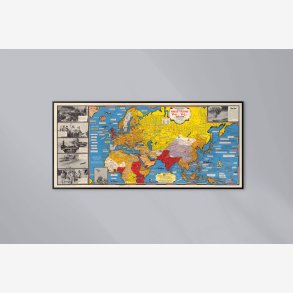 Sejren i Europa: Historisk verdenskort 1945 - Krigskort