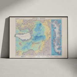 Ishavet og Gr�nland 1959 - Arktisk landkort