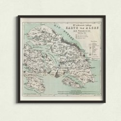 Als &amp; Sundeved 1864 - Tysk kort