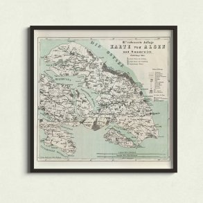 Als & Sundeved 1864 - Tysk kort