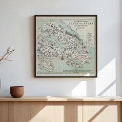 Als &amp; Sundeved 1864 - Tysk kort