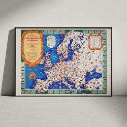 Europa 1946 - Landkort