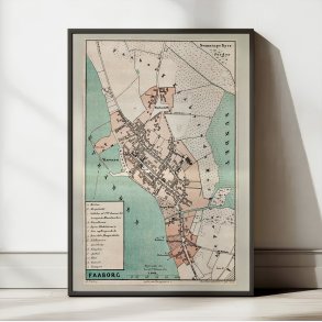 Faaborg by 1873 - Bykort