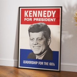 Kennedy for President: Leadership for the 60s 1960 - Valgplakat
