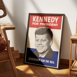 Kennedy for President: Leadership for the 60s 1960 - Valgplakat
