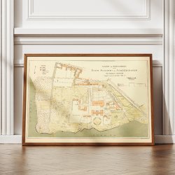 Sor� Akademi 1883 - Historisk kort