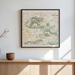 Silkeborg og Omegn 1891 - Bykort