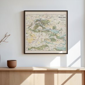 Silkeborg og Omegn 1891 - Bykort