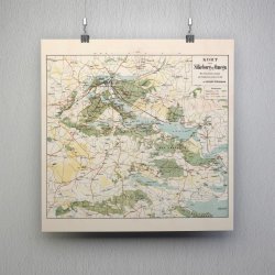 Silkeborg og Omegn 1891 - Bykort