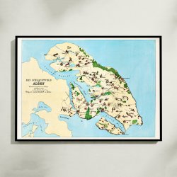 Slaget ved Als 1864 - Historisk kort