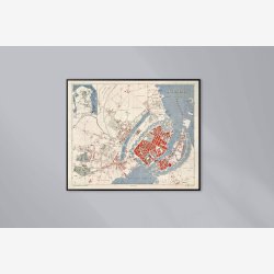 K�benhavn 1871 - Historisk bykort