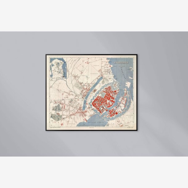 K�benhavn 1871 - Historisk bykort