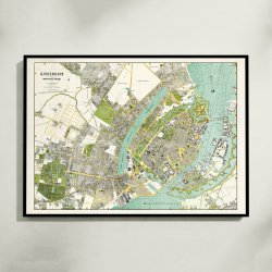 K�benhavn med N�rmeste Omegn 1883 - Bykort