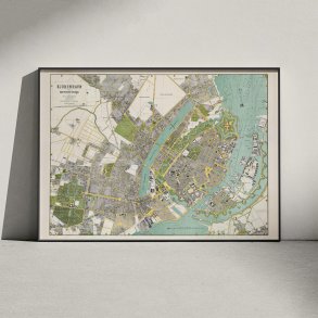K�benhavn med N�rmeste Omegn 1883 - Bykort