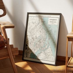 K�benhavn og N�rmeste Omegn 1897 - Bykort