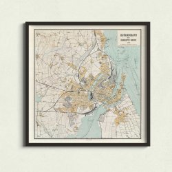 K�benhavn med N�rmeste Omegn 1897 - Bykort