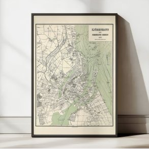 K�benhavn med N�rmeste Omegn 1897 - Bykort