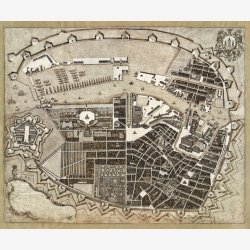 K�benhavn - Hafnia 1768 - Historisk bykort