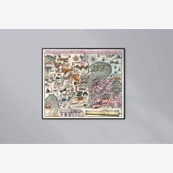 Historiske V�rkt�jer og Redskaber 1700-1750 - Kobberstik