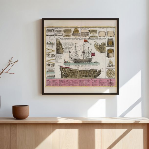 Historiske Skibe og S�fart 1715-1724 - Kobberstik