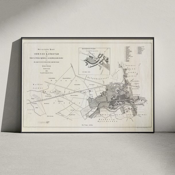 Odense K�bstad 1862 - Bykort