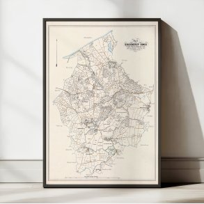 Kort over Br�nderup Sogn 1862-1870 - Matrikelkort