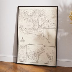 Indre Danske Farvande 1852 - S�kort