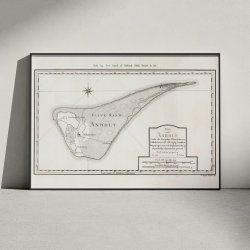 Kort over Anholt 1792 - Videnskabernes Selskab