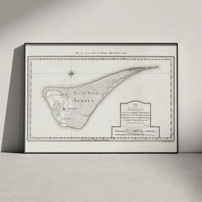 Kort over Anholt 1792 - Videnskabernes Selskab